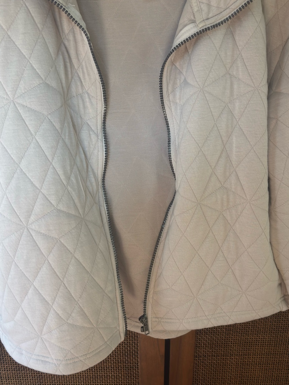 RBX Light Pink Quilted Zip-Front Jacket - Picture 2 of 4